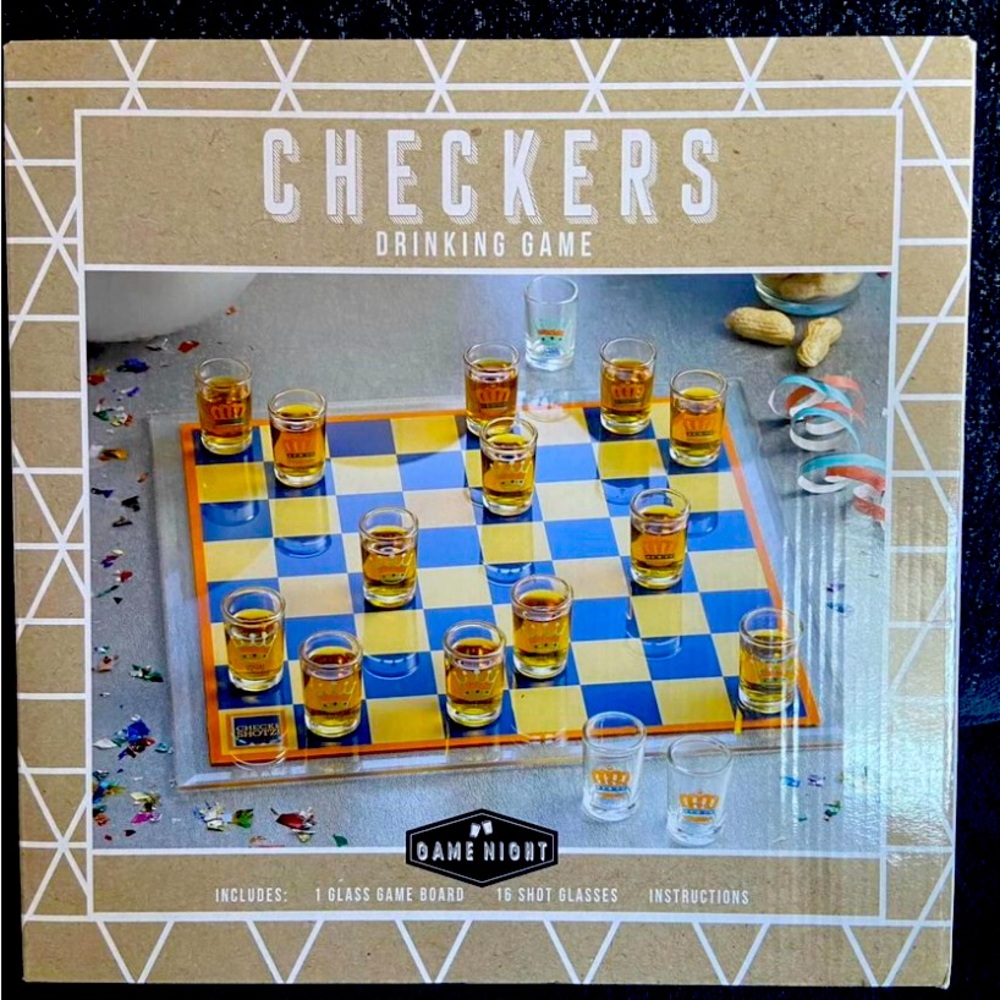 Checkers drinking game